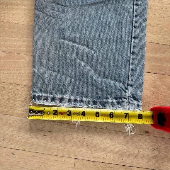 Underground Industrial Wear Vintage 90s Distressed Faded Blue Men's 26x31 Jeans - Picture 8 of 10